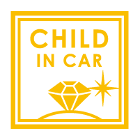 ԂĂ܂ACHILD IN CARXebJ[ABABY IN CAR XebJ[A_CAh